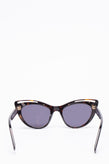 RRP€260 MOSCHINO MOS036/S Cat Eye Sunglasses Tortoiseshell Cut Out Glossy Frame gallery photo number 4