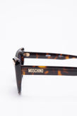 RRP€260 MOSCHINO MOS036/S Cat Eye Sunglasses Tortoiseshell Cut Out Glossy Frame gallery photo number 6
