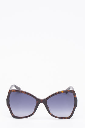 RRP €245 MOSCHINO MOS099/S Oversized Butterfly Sunglasses Gradient Chain Detail gallery photo number 1
