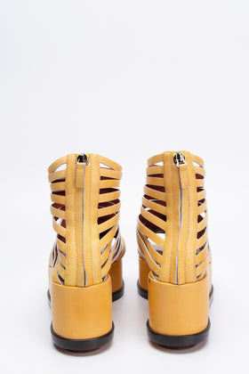 RRP €550 MISSONI Leather Gladiator Sandals US9.5 EU39.5 UK6.5 Platform Zipped gallery photo number 3