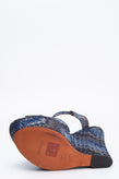 RRP €795 MISSONI Slingback Sandals US9 EU39 UK6 Zig Zag Wedge Made in Italy gallery photo number 5