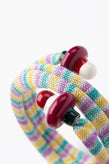 RRP€565 MISSONI Crochet Wrap Around Bracelet Enamel Embellishment Made in Italy gallery photo number 10