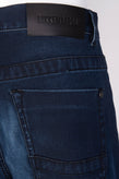 RRP€285 BIKKEMBERGS Jeans W31 Stretch Dark Blue Garment Dye Zip Fly Regular Fit gallery photo number 3