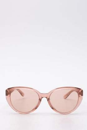 RRP€330 JIMMY CHOO ELSIE/F/S Butterfly Sunglasses Tinted Transparent Glittered gallery photo number 2