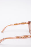 RRP€330 JIMMY CHOO ELSIE/F/S Butterfly Sunglasses Tinted Transparent Glittered gallery photo number 8
