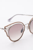 RRP€380 JIMMY CHOO DHELIA/S Cat Eye Sunglasses Cut Out Floral Double Frame gallery photo number 6