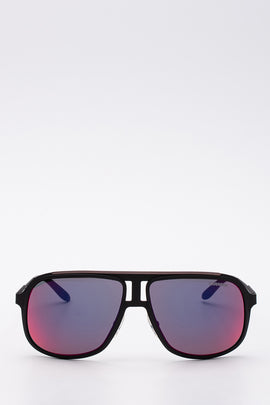 RRP€130 CARRERA 101/S Pilot Sunglasses Tinted Mirrored Lenses Matte Frame Logo