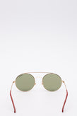 RRP€130 CARRERA Round Pilot Sunglasses Mirror Lenses UV Protect Lightweight gallery photo number 4