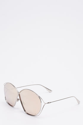 RRP€450 DIOR DIORSTELLAIRE2 010SQ Oversized Geometric Sunglasses Cut Out Details gallery photo number 2