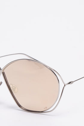 RRP€450 DIOR DIORSTELLAIRE2 010SQ Oversized Geometric Sunglasses Cut Out Details gallery photo number 5