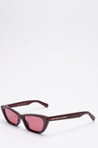 RRP€170 MARC JACOBS MARC 499/S Rectangle Cat Eye Sunglasses Glossy Crumpled gallery photo number 2
