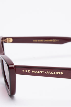 RRP€170 MARC JACOBS MARC 499/S Rectangle Cat Eye Sunglasses Glossy Crumpled gallery photo number 6