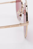 RRP€220 MARC JACOBS MARC 456/S Pilot Sunglasses Tinted Pink Lenses Engraved Logo gallery photo number 6