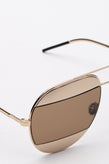 RRP€400 DIOR DIORSPLIT1 Pilot Sunglasses Split Mirrored Lenses Made in Italy gallery photo number 6