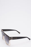 RRP€280 MARC JACOBS MARC 312/S Geometric Shield Sunglasses Cut Out Gradient gallery photo number 2