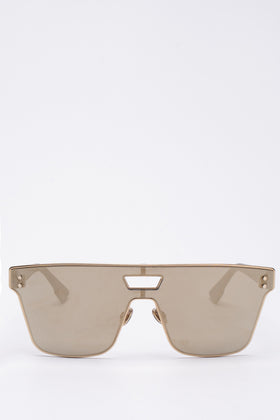 RRP €420 DIOR DIORIZON1 Shield Pilot Sunglasses Mirrored Matte Temples Logo gallery photo number 2