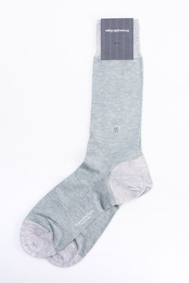 RRP€29 ZEGNA Mid Calf Socks One Size Z Norda Iconic Mercerised Made in Italy