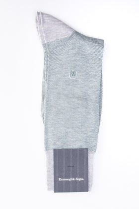 RRP€29 ZEGNA Mid Calf Socks One Size Z Norda Iconic Mercerised Made in Italy gallery photo number 3