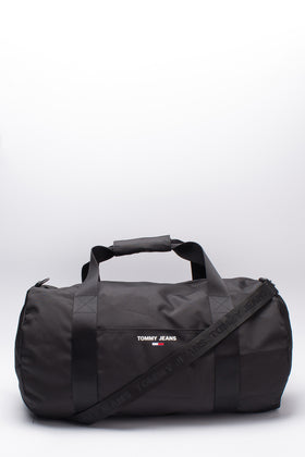 TOMMY JEANS ESSENTIAL Barrel Duffle Bag Large Recycled Detachable Strap Zipped gallery photo number 1