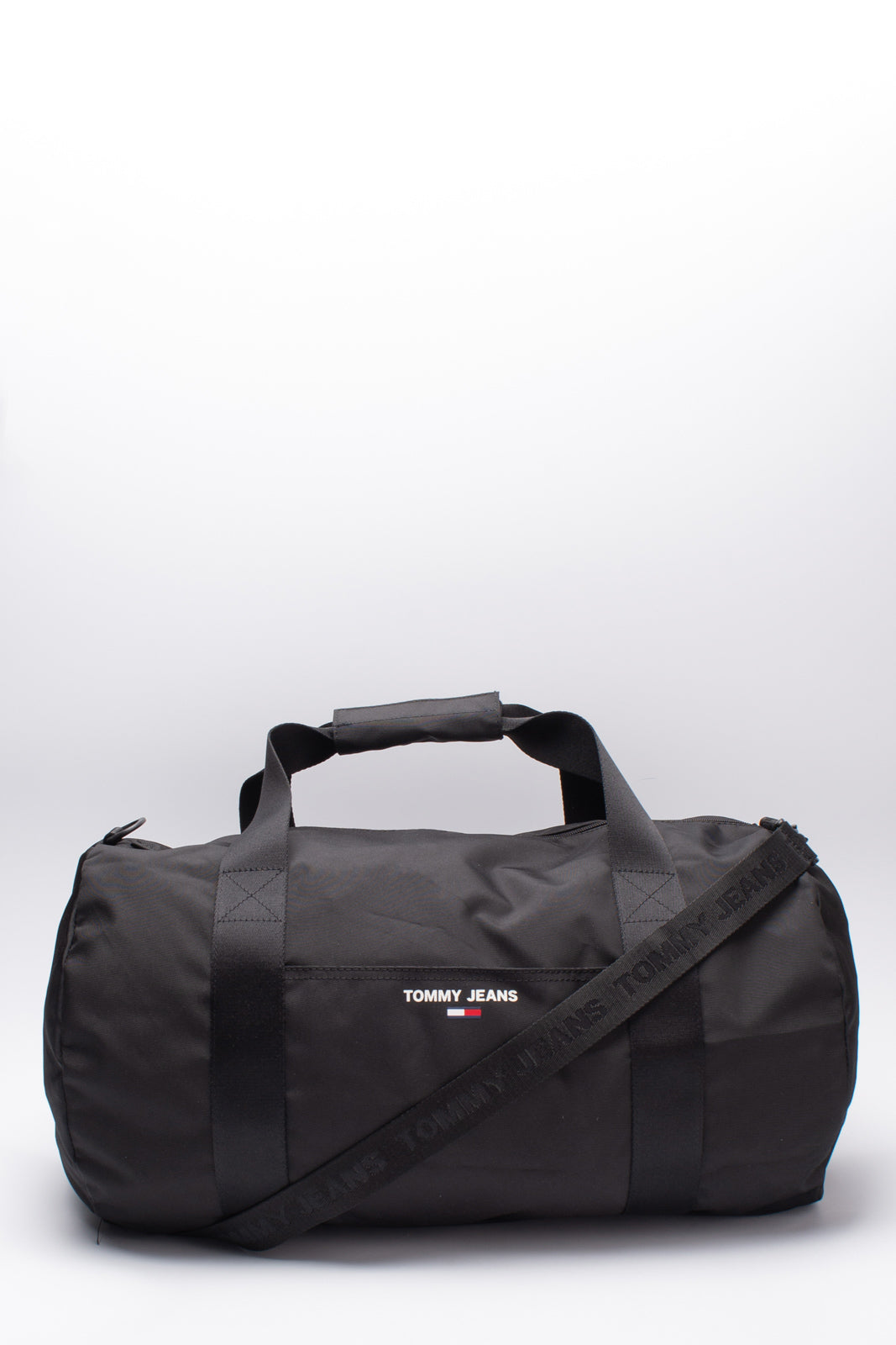 TOMMY JEANS ESSENTIAL Barrel Duffle Bag Large Recycled Detachable Strap Zipped gallery main photo