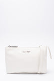 CALVIN KLEIN Crossbody Bag PU Leather Logo Detail Adjustable Strap Zipped gallery photo number 1