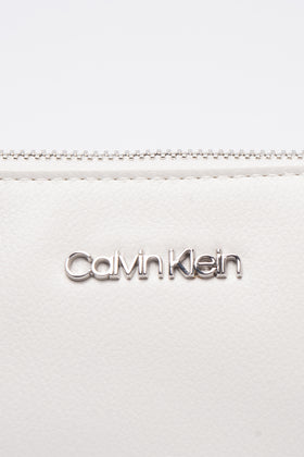 CALVIN KLEIN Crossbody Bag PU Leather Logo Detail Adjustable Strap Zipped gallery photo number 5