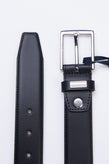 TOMMY HILFIGER Leather Belt Size 105/42 Adjustable Length Pin Buckle Closure gallery photo number 4