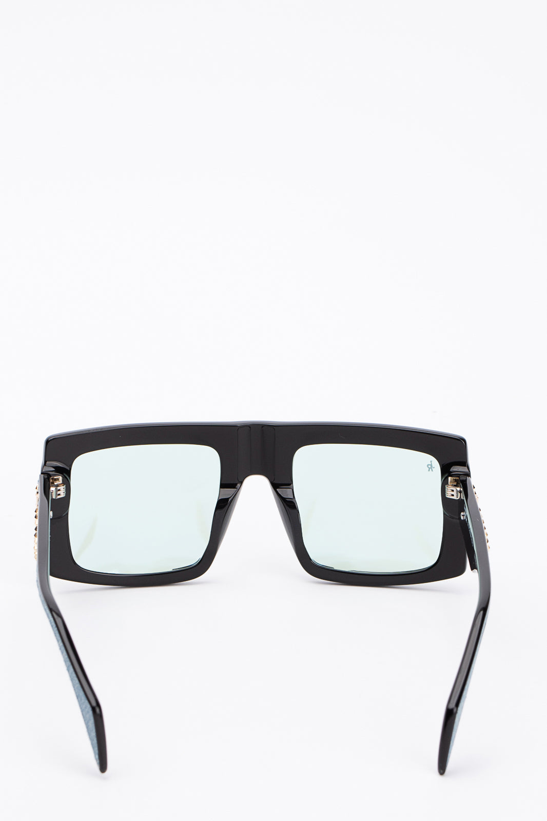 John Richmond - Women's Sunglasses with Wide Lens - Limited Edition - Black - Denim