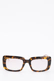 RRP€229 BORBONESE 7106 Square Butterfly Sunglasses HANDMADE Camouflage Tinted gallery photo number 2