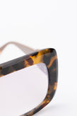RRP€229 BORBONESE 7106 Square Butterfly Sunglasses HANDMADE Camouflage Tinted gallery photo number 6