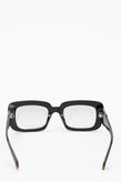 RRP€229 BORBONESE 7106 Square Butterfly Sunglasses Perforated Frame Gradient gallery photo number 4