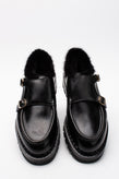 RRP€1195 SANTONI Leather Double Monk Shoes US7 UK6 EU40.5 Made in Italy gallery photo number 3