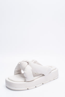 RRP€139 OROORO Leather Sandals US10 UK7 EU40 White