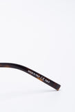 RRP €340 SAINT LAURENT SL57 Round Sunglasses Tortoiseshell Pattern Brown Lenses gallery photo number 8