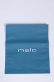 MALO 100% Wool Long Shawl Wrap Scarf RRP€320 Striped Frayed Made in Italy gallery photo number 10