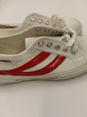 SUPERGA Canvas Sneakers Size 36 UK 3.5 US 6 Two Tone Varnished Effect Trim gallery photo number 8