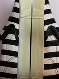 CULT Sneakers EU 40 UK 6.5 US 9 Two Tone Striped Flatform Sole Low Top Round Toe gallery photo number 7