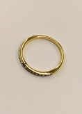 EYLAND 9CT Gold Plated Brass Eternity Ring Size M1/2/US6.5 Swarovski Embellished gallery photo number 5