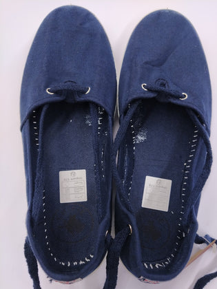 CHIPIE JOCAMP Canvas Sneakers Size 39 UK 6 US 9 Worn Look Ankle Tie Plim Sole gallery photo number 10
