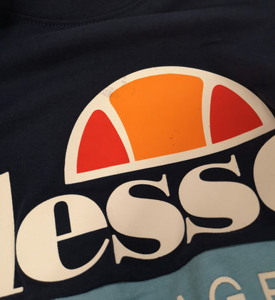 ELLESSE T-Shirt Top Size L LIMITED Coated Logo Front Crew Neck Short Sleeve gallery photo number 9