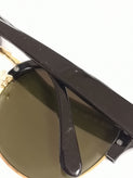 SPEKTRE Round Cat Eye Sunglasses Mirrored Lenses HANDMADE in Italy gallery photo number 5