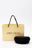 RRP€330 JIMMY CHOO ELSIE/F/S Butterfly Sunglasses Tinted Transparent Glittered gallery photo number 10
