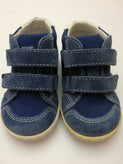 BALOCCHI Baby Canvas & Suede Leather Sneakers EU18 UK2 US3 Star Patched Low Top gallery photo number 8