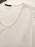 MARCIANO GUESS Crepe Top Blouse Size 42 / M Rhinestones & Feathers gallery photo number 8