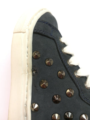 EUREKA Kids Leather Sneakers EU 20 UK 4 US 5 Studded Made in Italy gallery photo number 6
