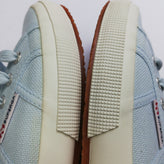 SUPERGA Canvas Mule Sneakers Size 37 UK 4 US 6.5 Branded Grommets Logo Patch gallery photo number 4
