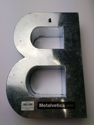 SELETTI METALVETICA Oversized Aluminium Letter B Wall Mounted gallery photo number 8