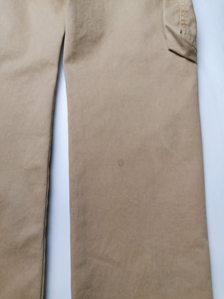 BERNA Gabardine Cargo Trousers Size 8Y Stretch Distressed Garment Dye Logo gallery photo number 7