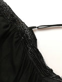 GUESS Midi Flared Dress Size S Beads Embellished Gathered Strappy Neckline gallery photo number 8