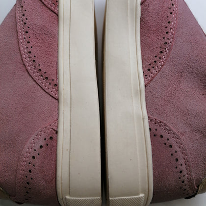 PIERRE CARDIN Suede Leather Sneakers Size 38 UK 5 US 6 Worn Look Brogue Low Top gallery photo number 9